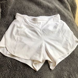 White Lululemon Shorts